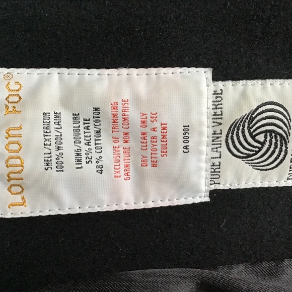 London Fog %100 wool long coat - Picture 14 of 16